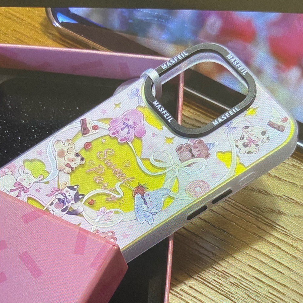 Cute Cartoon Phone Case - Pink